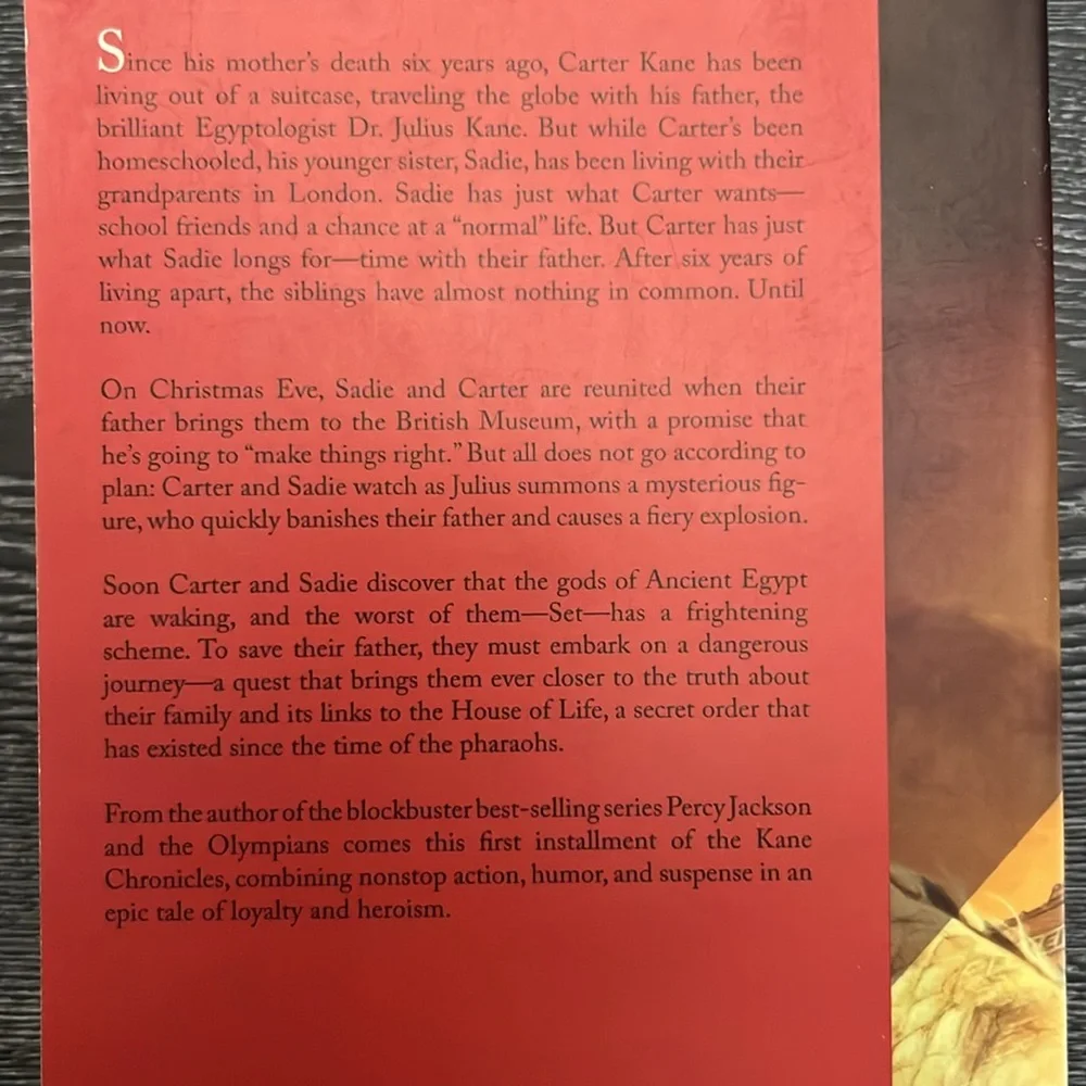 Red Pyramid & Throne of Fire Book Bundle by Rick…